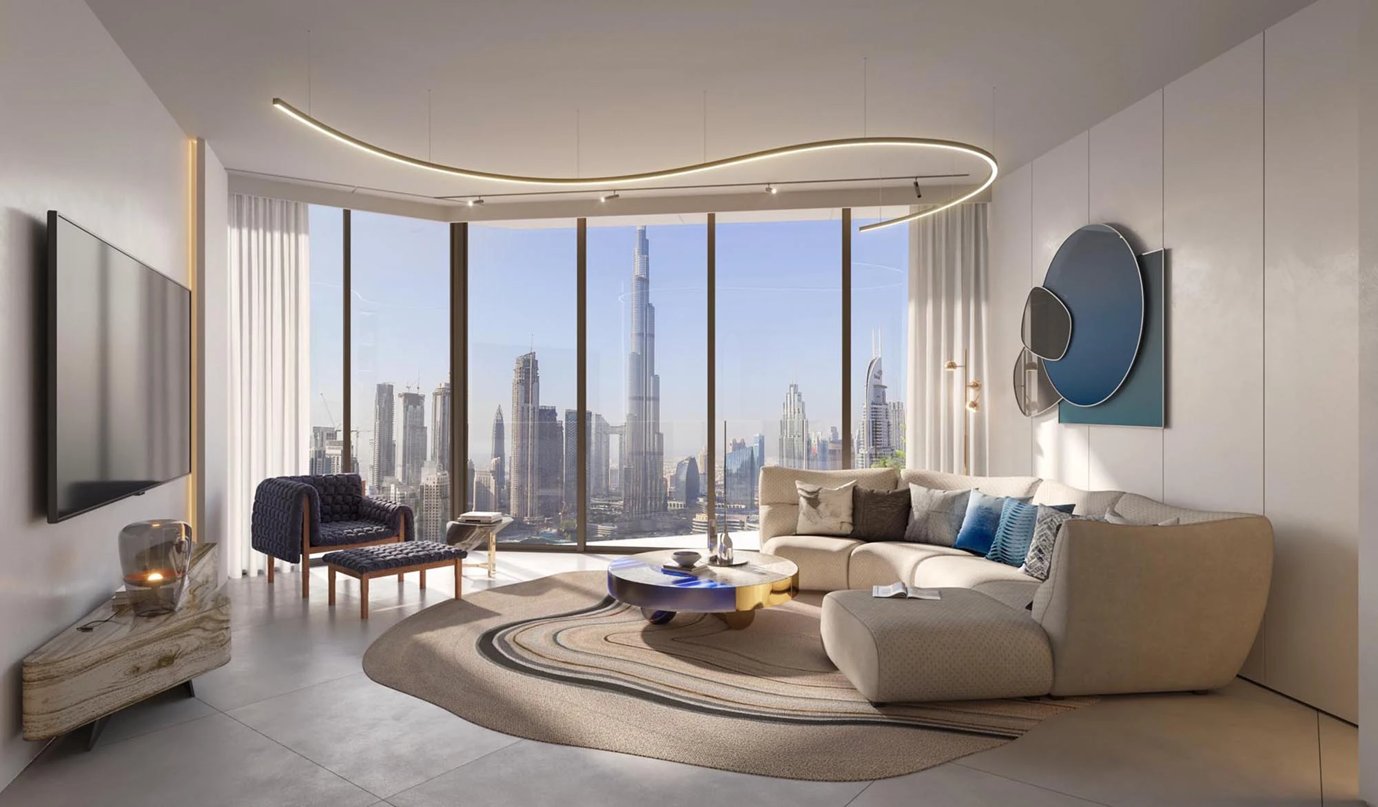 W Residences Dubai – Downtown — vista interna — a Downtown Dubai