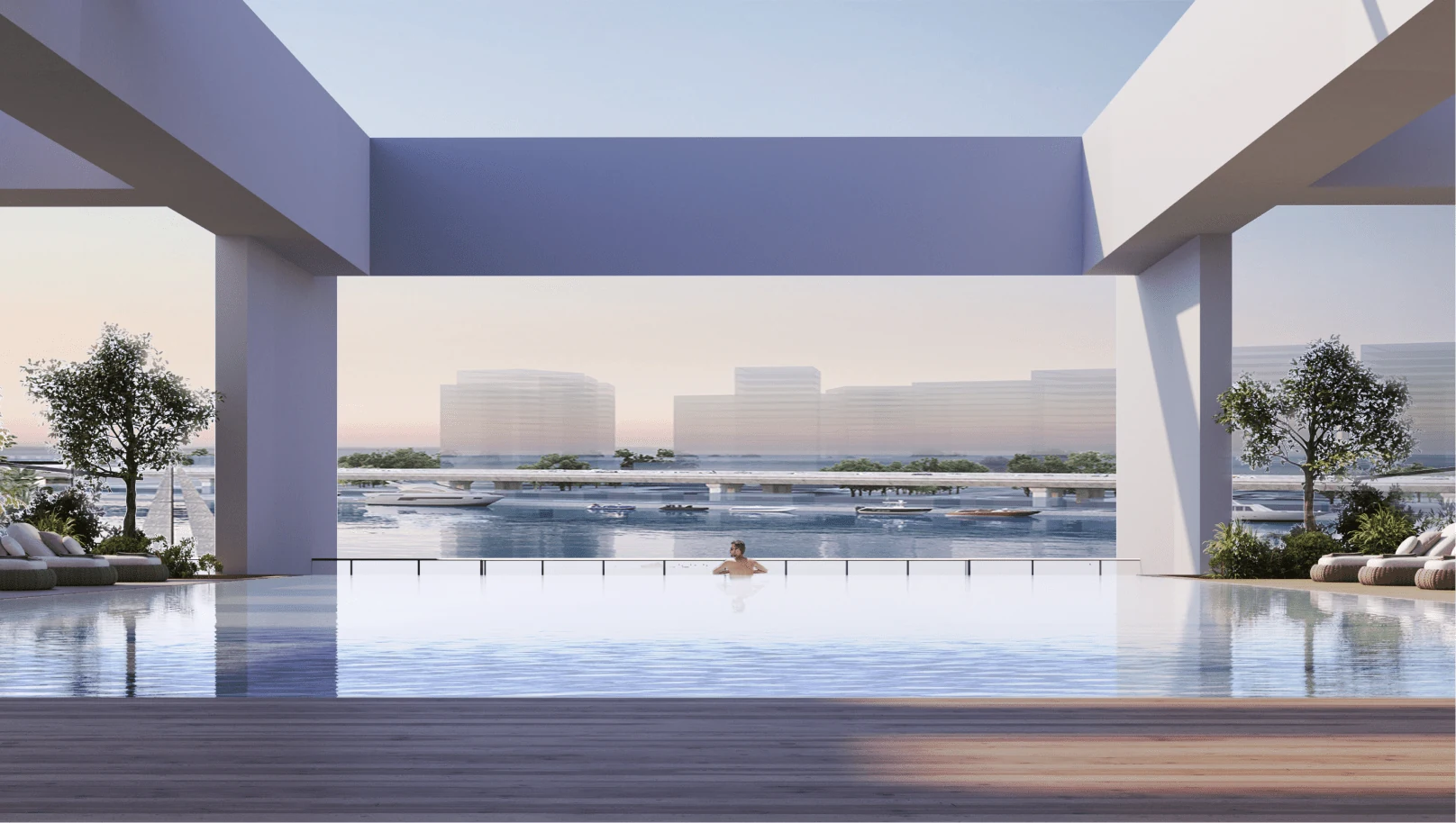 Azura Residences rooftop infinity pool