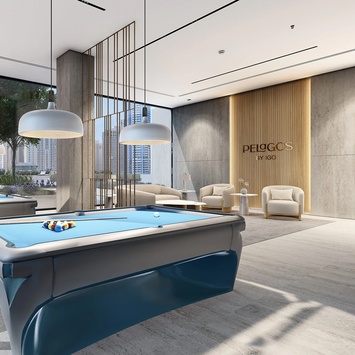 Pelagos by IGO — immagine del progetto — a Dubai Marina