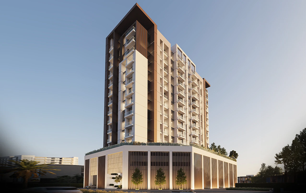 Albero residential tower and podium
