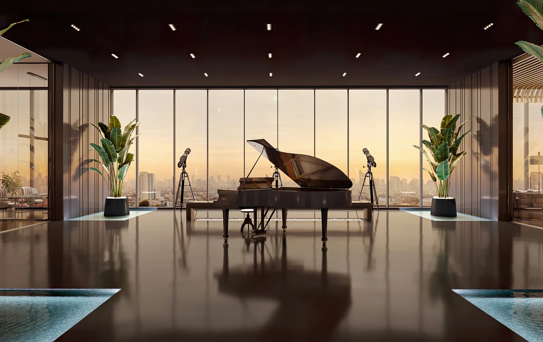 Kyoto observatory lounge