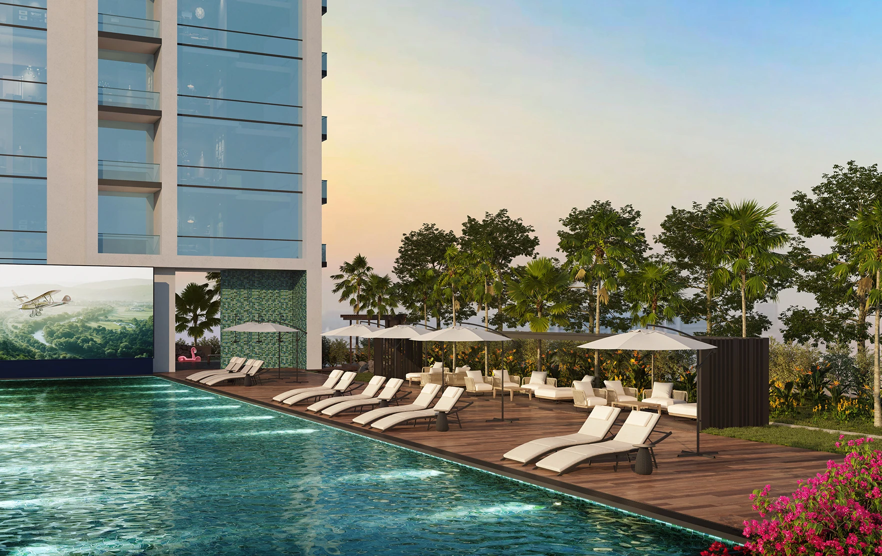 Kyoto infinity pool and terrace