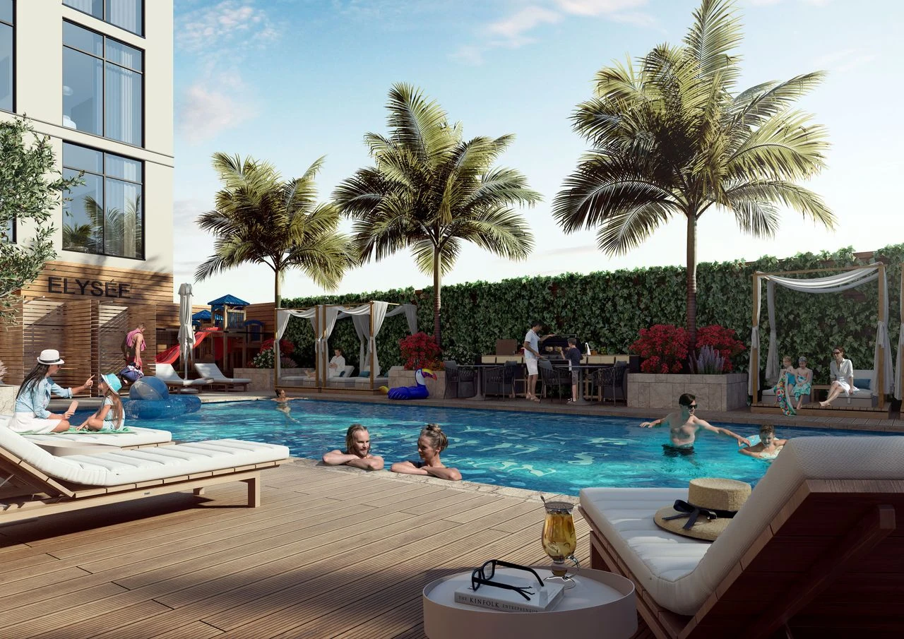 Elysée Heights — Swimming pool deck