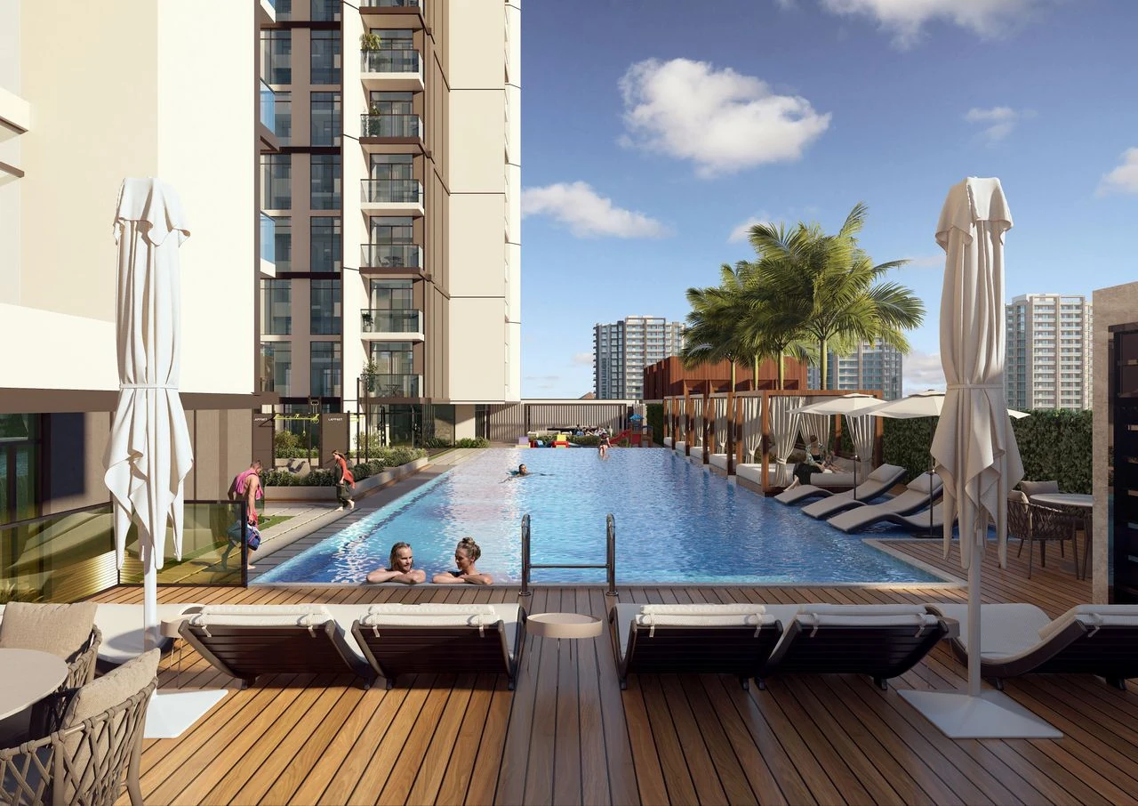 Maison Elysée I & II — Swimming pool deck