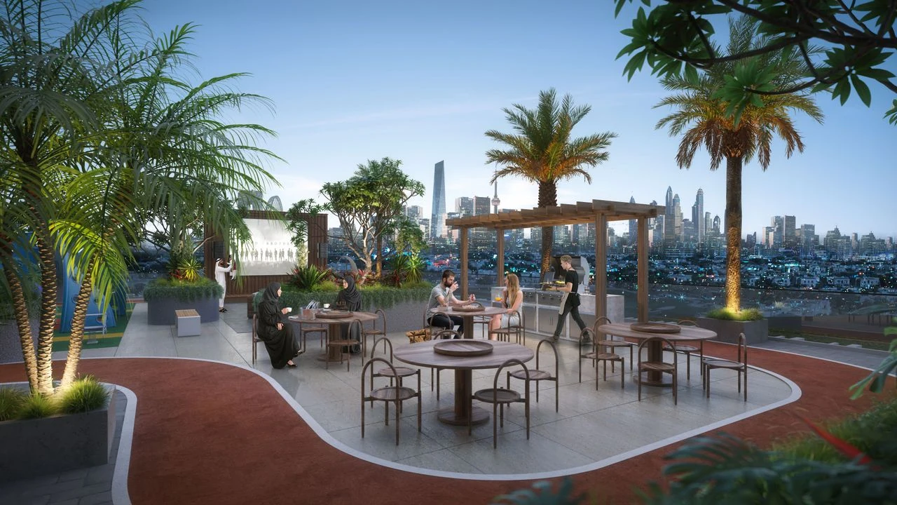 Maison Elysée III — Outdoor barbecue area