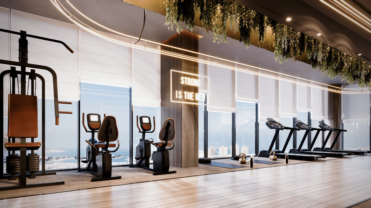 OMYA Residences — Indoor fitness room