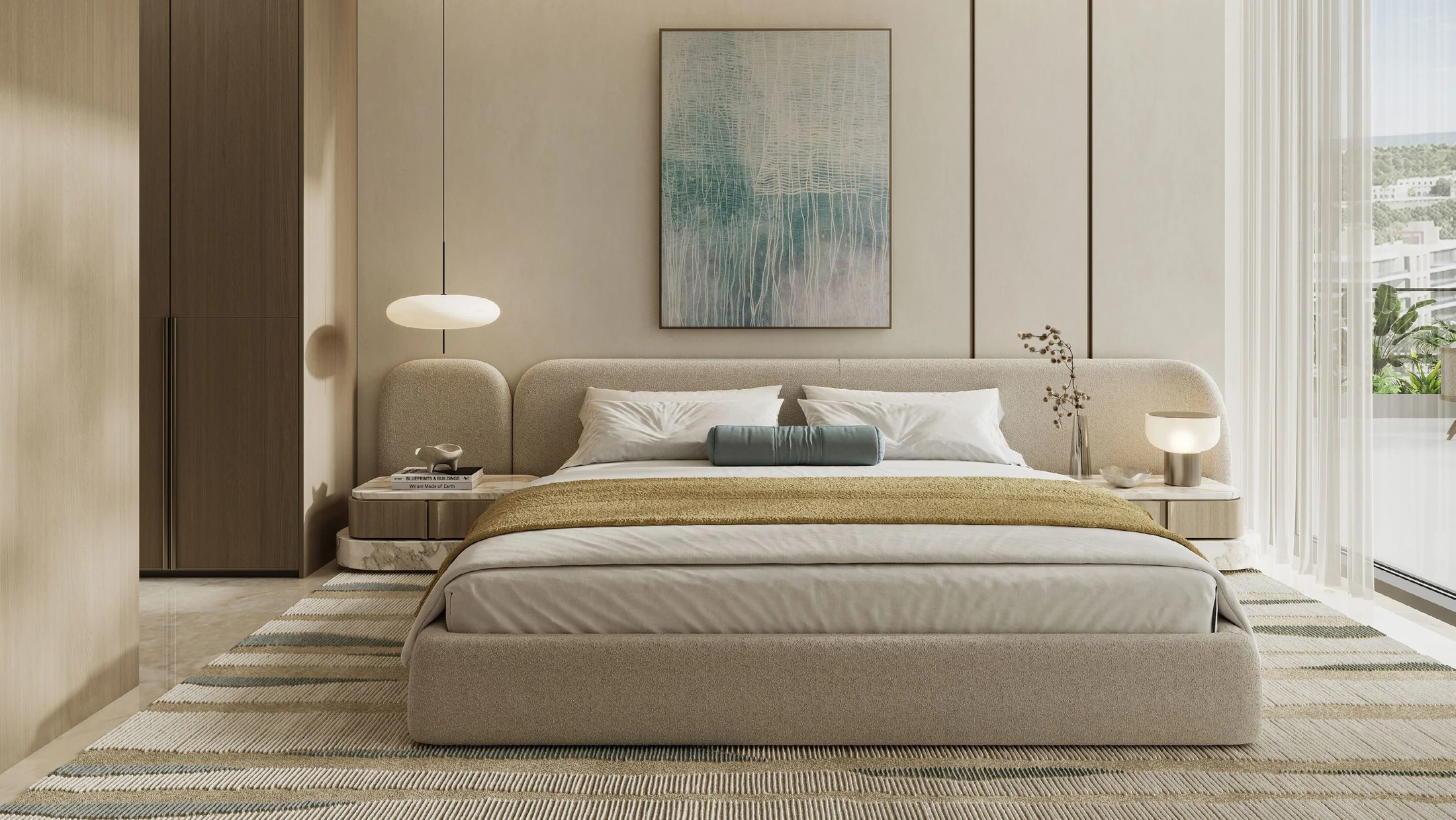 Rabdan Gardens bedroom rendering