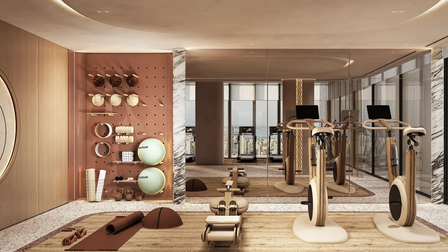 Rabdan Square gym rendering