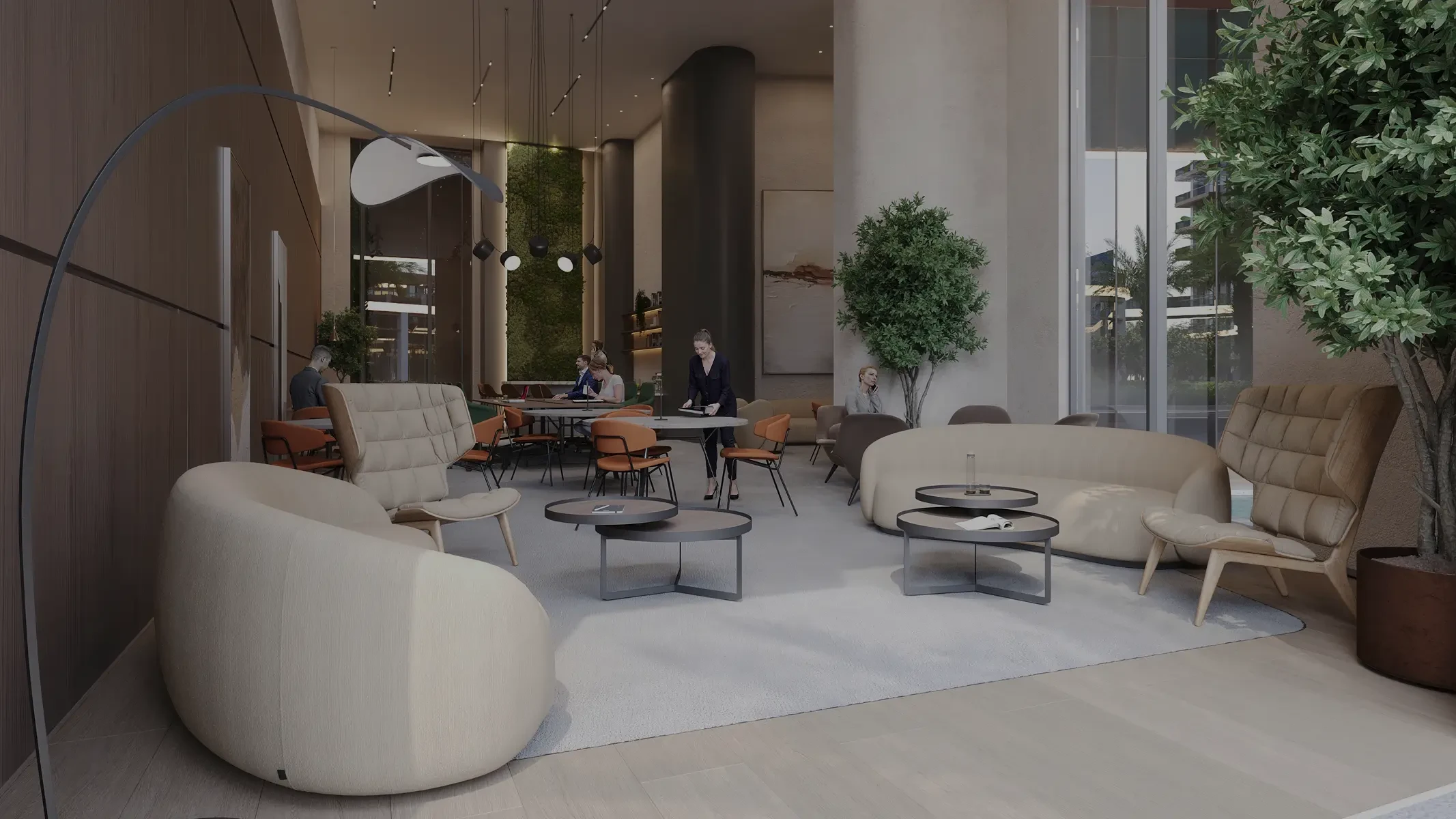 Mirdad entrance lobby and shared seating