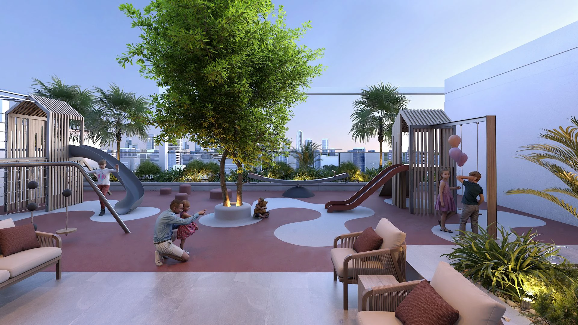 Sera Gardens — spazi comuni — a Dubai Production City