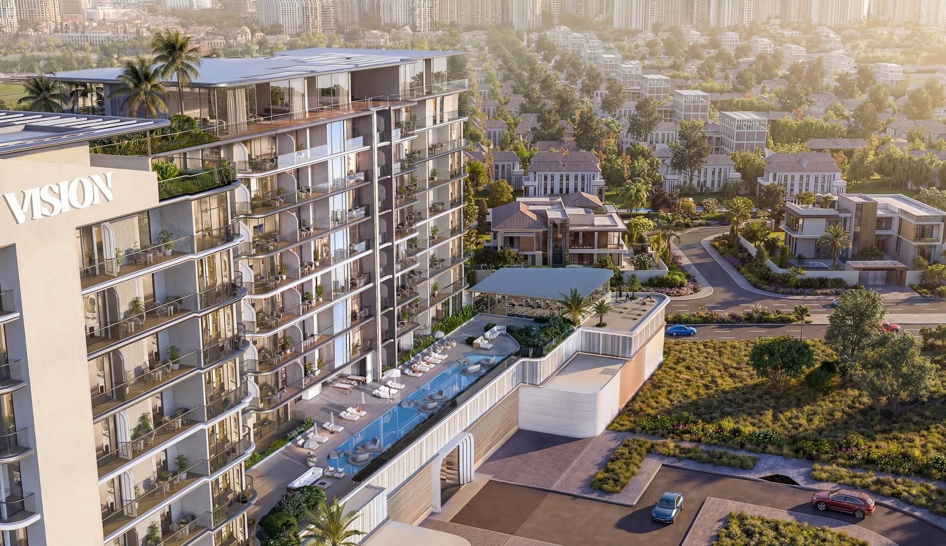 Sera Gardens — spazi comuni — a Dubai Production City