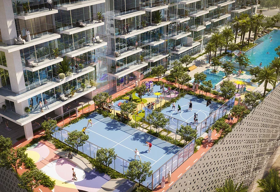 One Park Central — amenity render