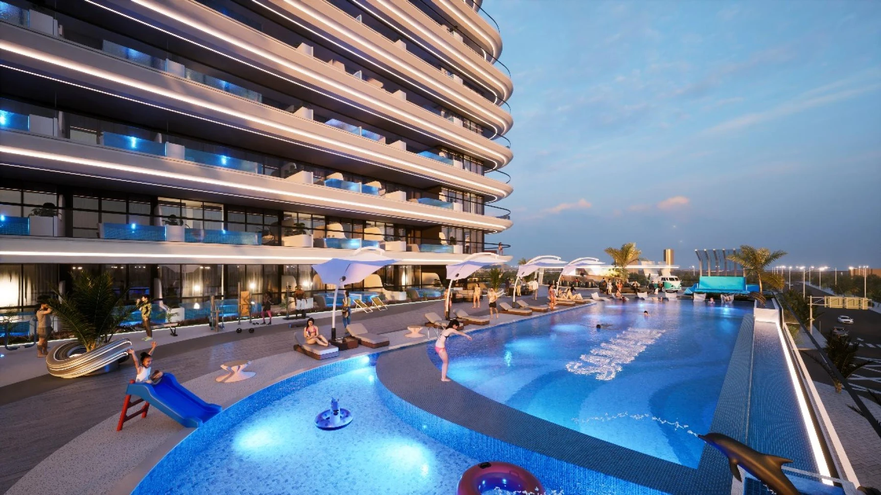 SAMANA Portofino — proje görseli — Dubai Production City bölgesinde