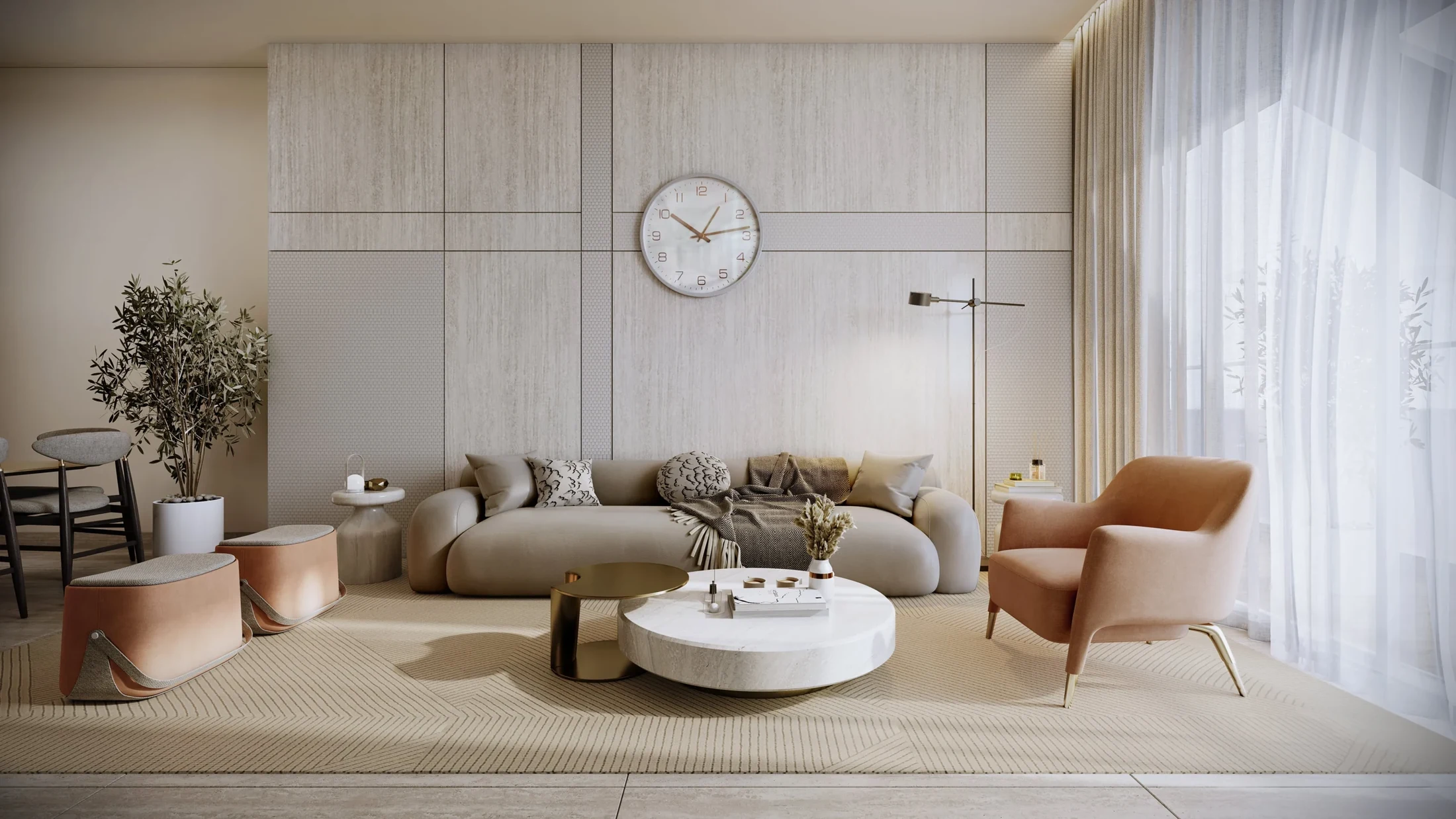 Derby Heights open living and dining area