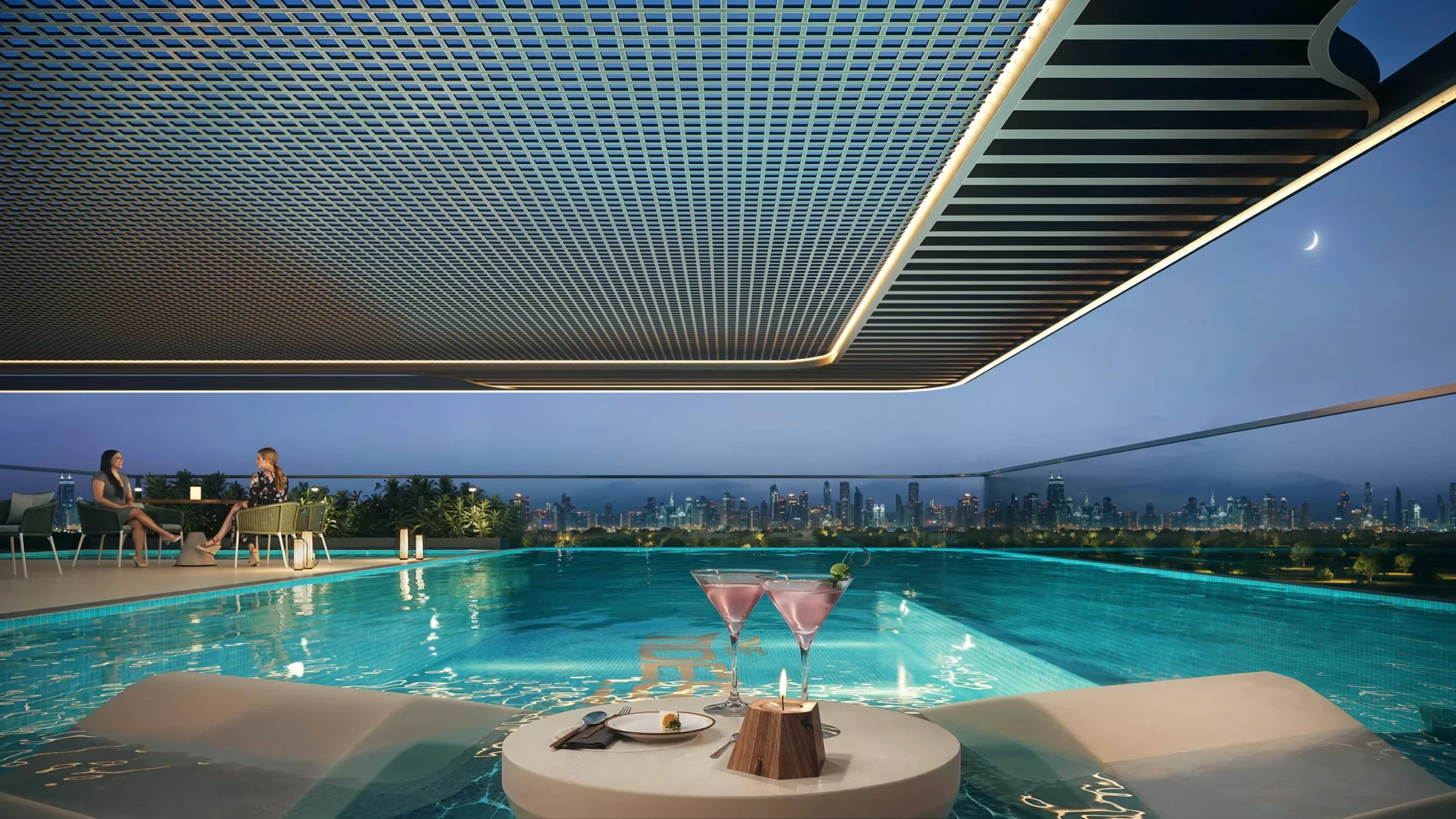 The Tides rooftop infinity pool