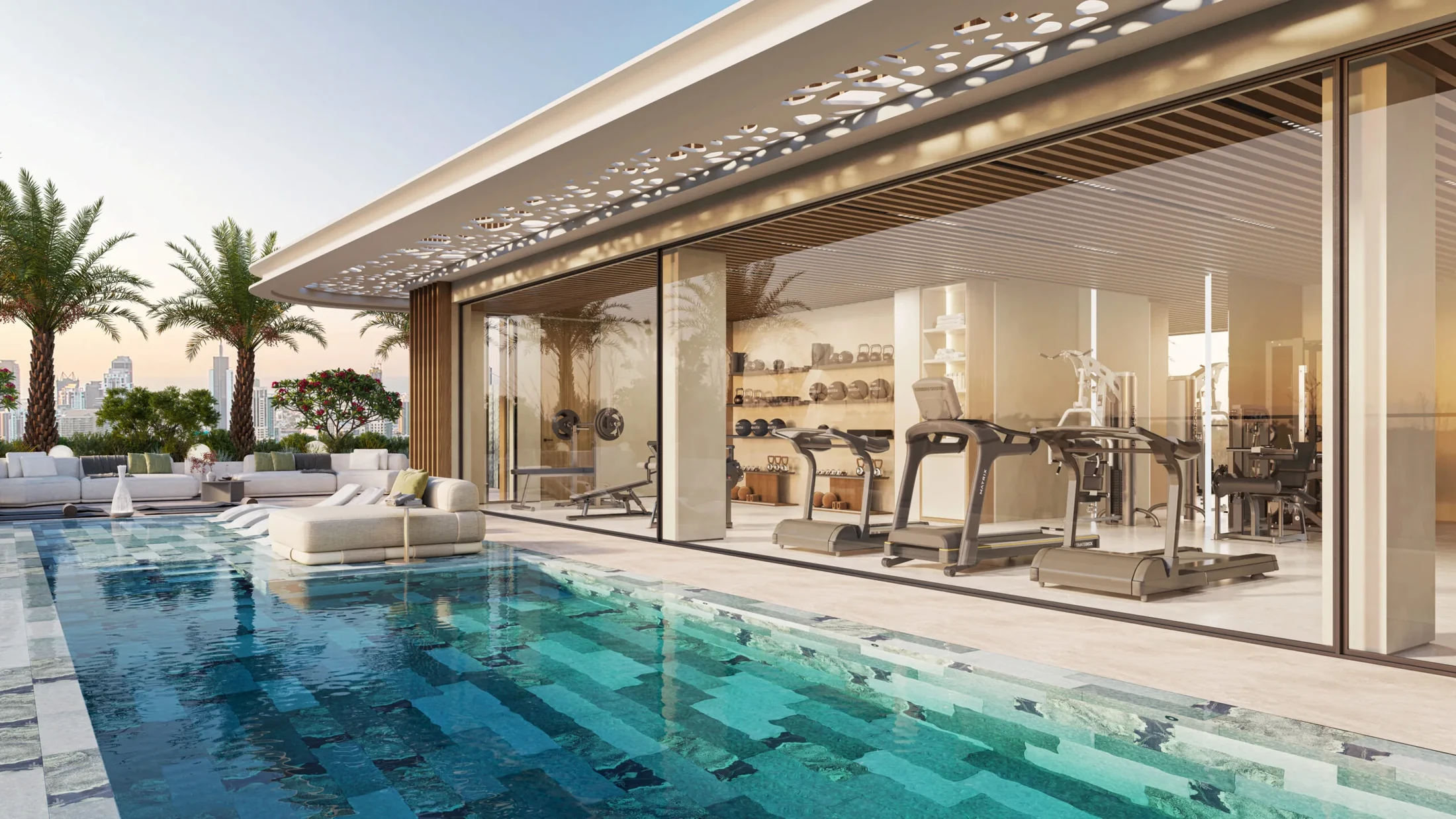 Woodland Terraces infinity pool