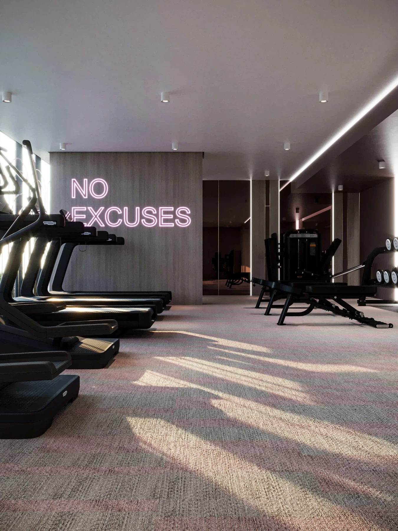 Q Gardens Aliya fitness facility