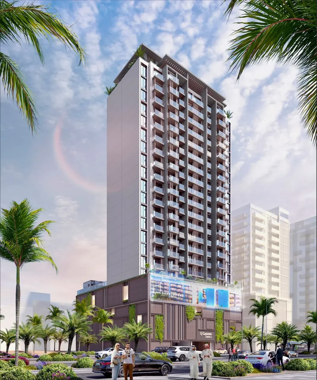 Q Gardens Lofts 2 — proje görseli — Jumeirah Village Circle bölgesinde