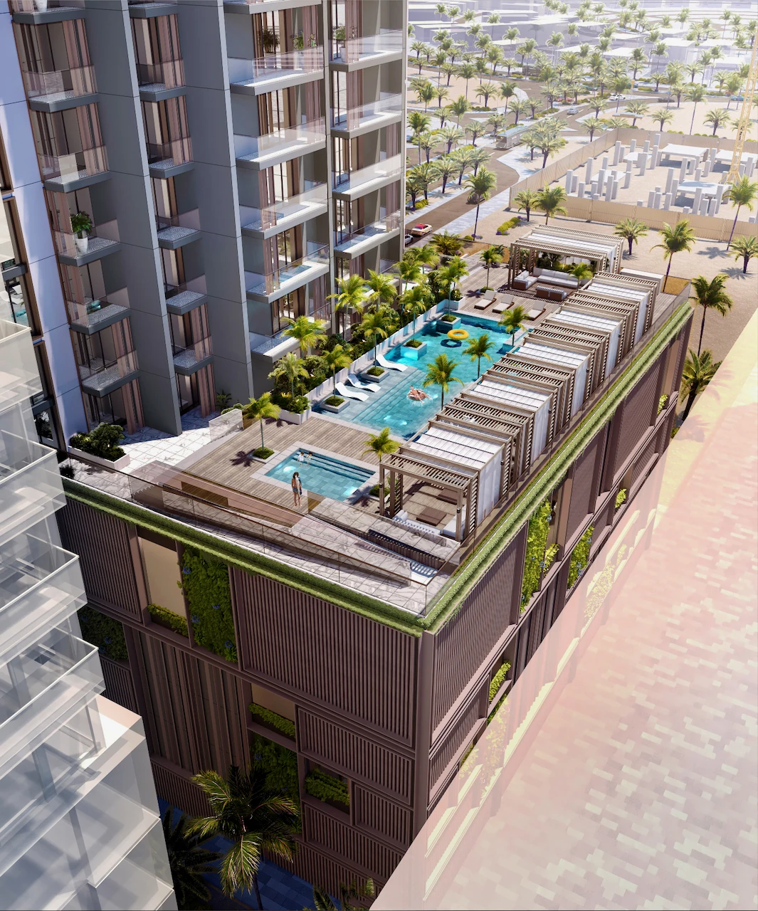 Q Gardens Lofts 2 — proje görseli — Jumeirah Village Circle bölgesinde