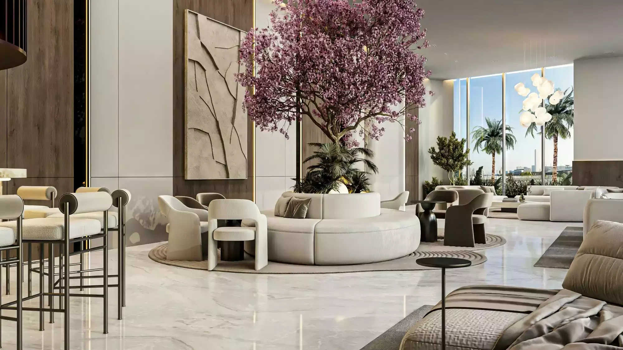 Sakura Gardens clubhouse interior
