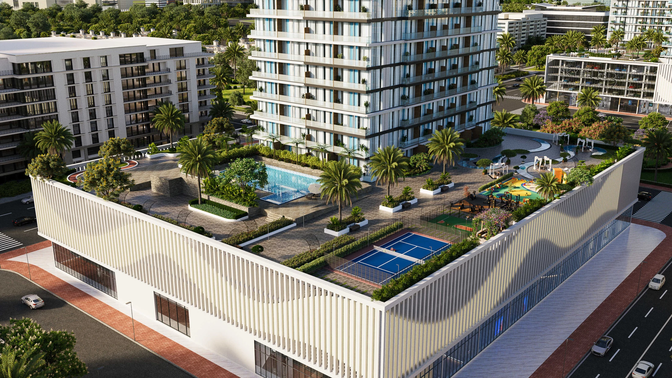 Skyhills Residences 3 official architecture or interior rendering