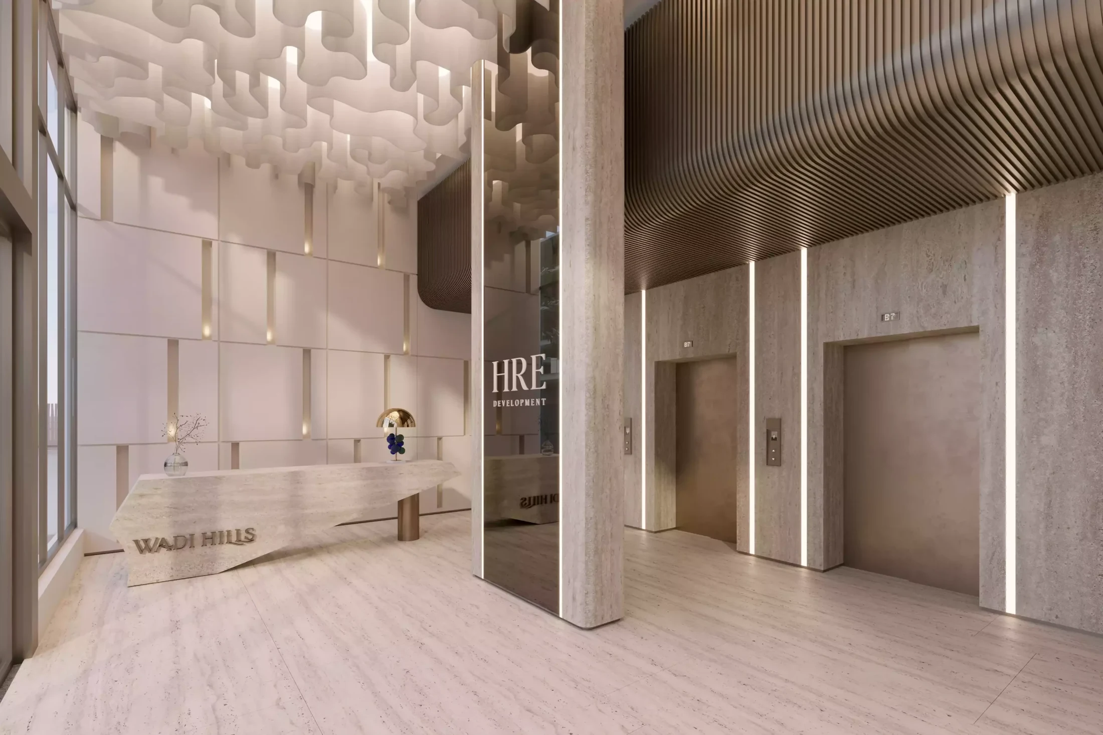Wadi Hills — Innenansicht — in Dubai Land Residence Complex (DLRC)