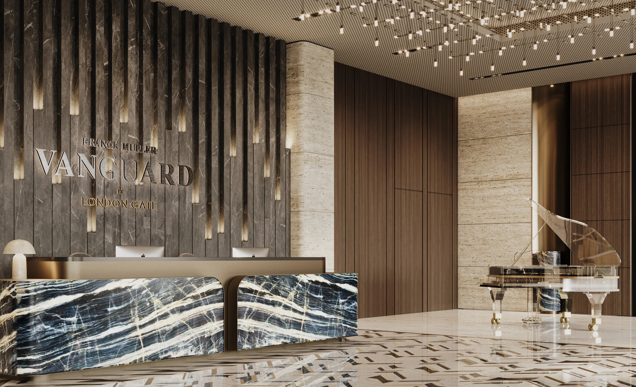 Franck Muller Vanguard entrance lobby rendering