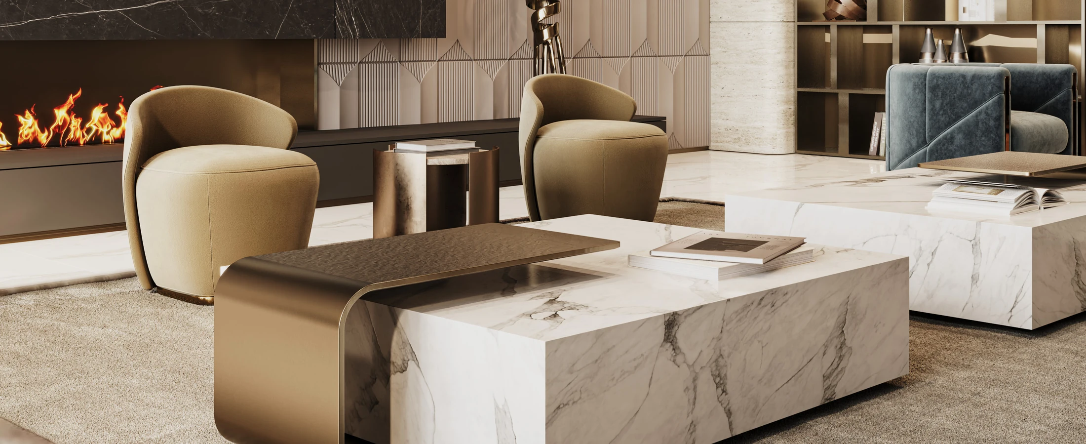 Franck Muller Vanguard shared lounge rendering