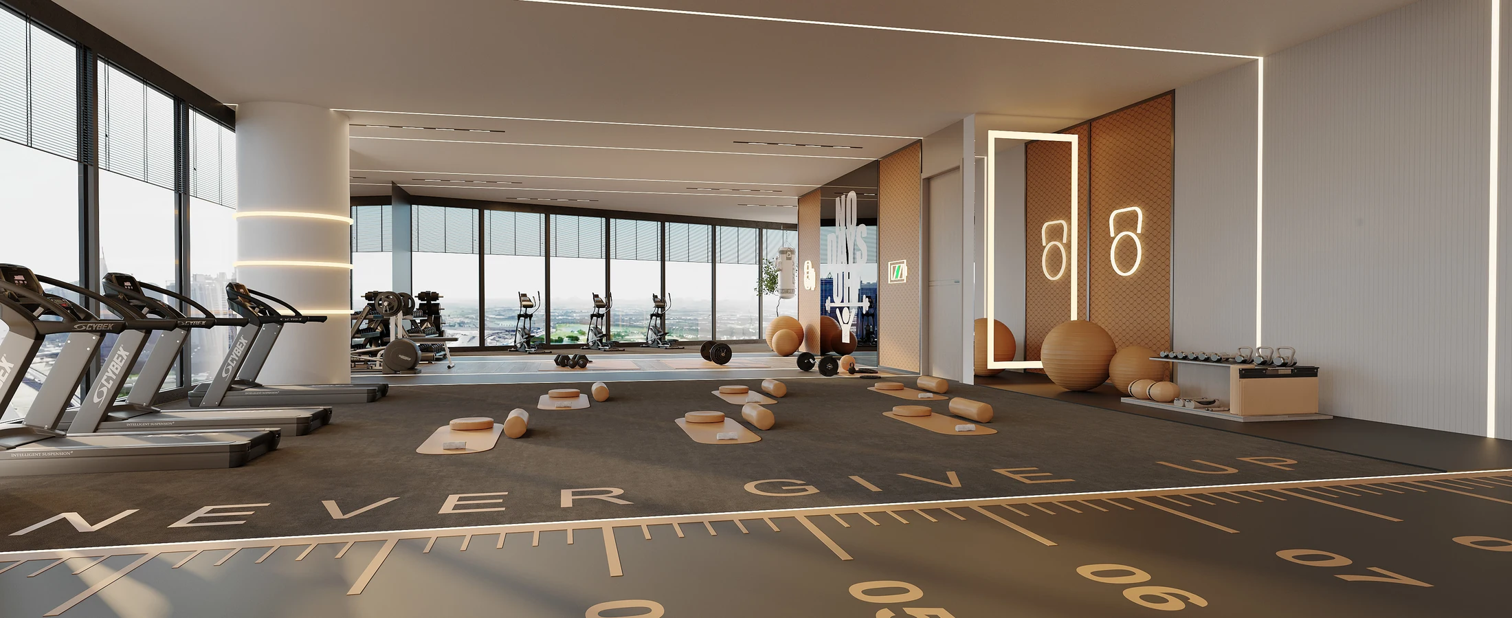 Franck Muller Vanguard fitness facilities rendering