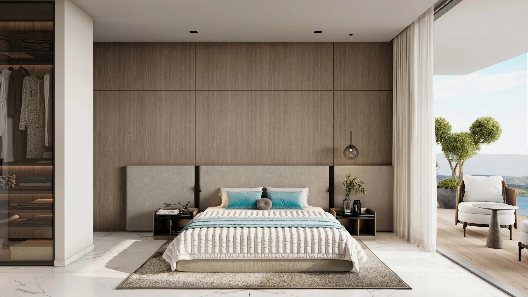 Franck Muller Yachting bedroom rendering