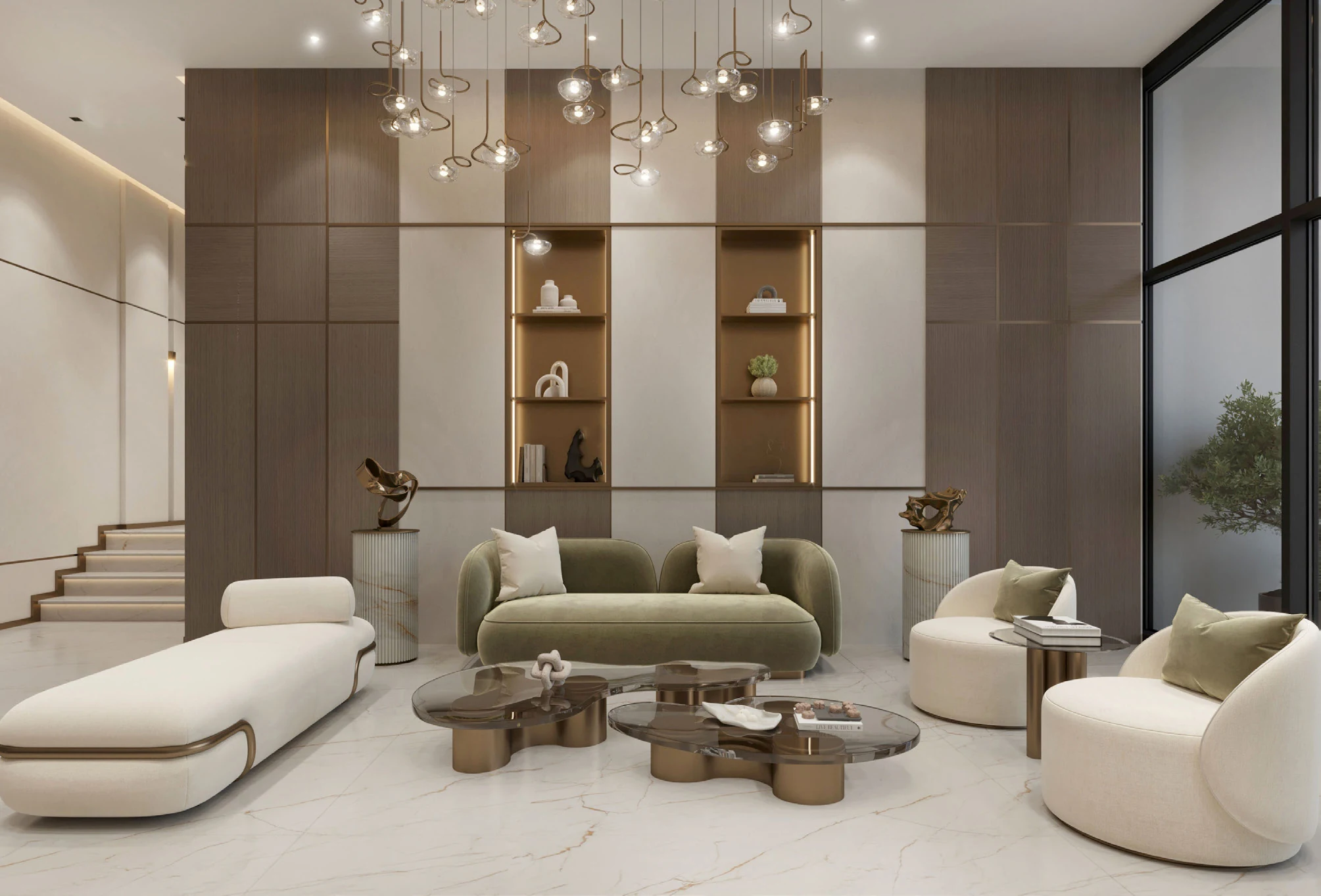 Mi Casa shared indoor seating and lobby