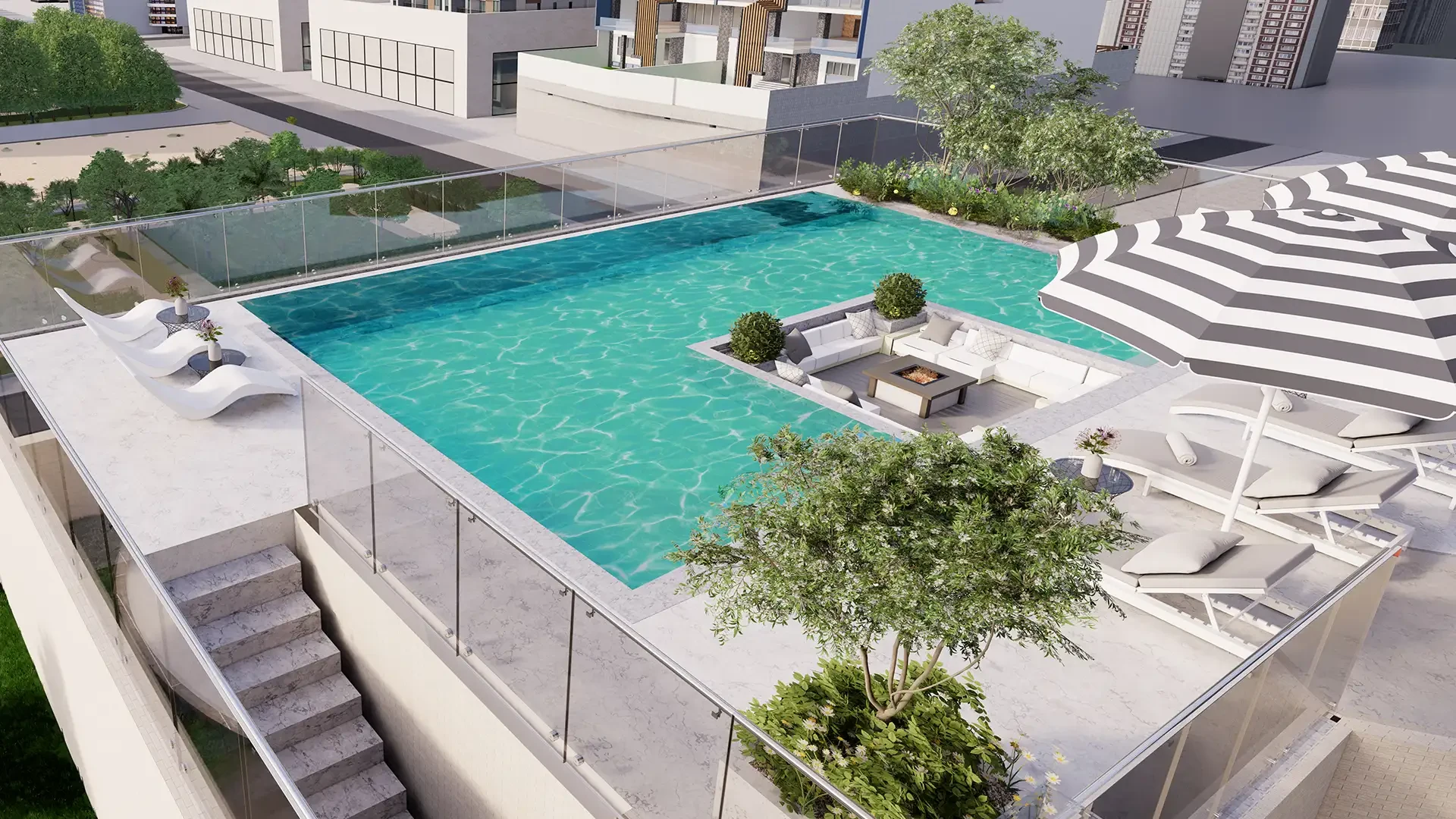 7 Park Central — Gemeinschaftsbereiche — in Jumeirah Village Circle