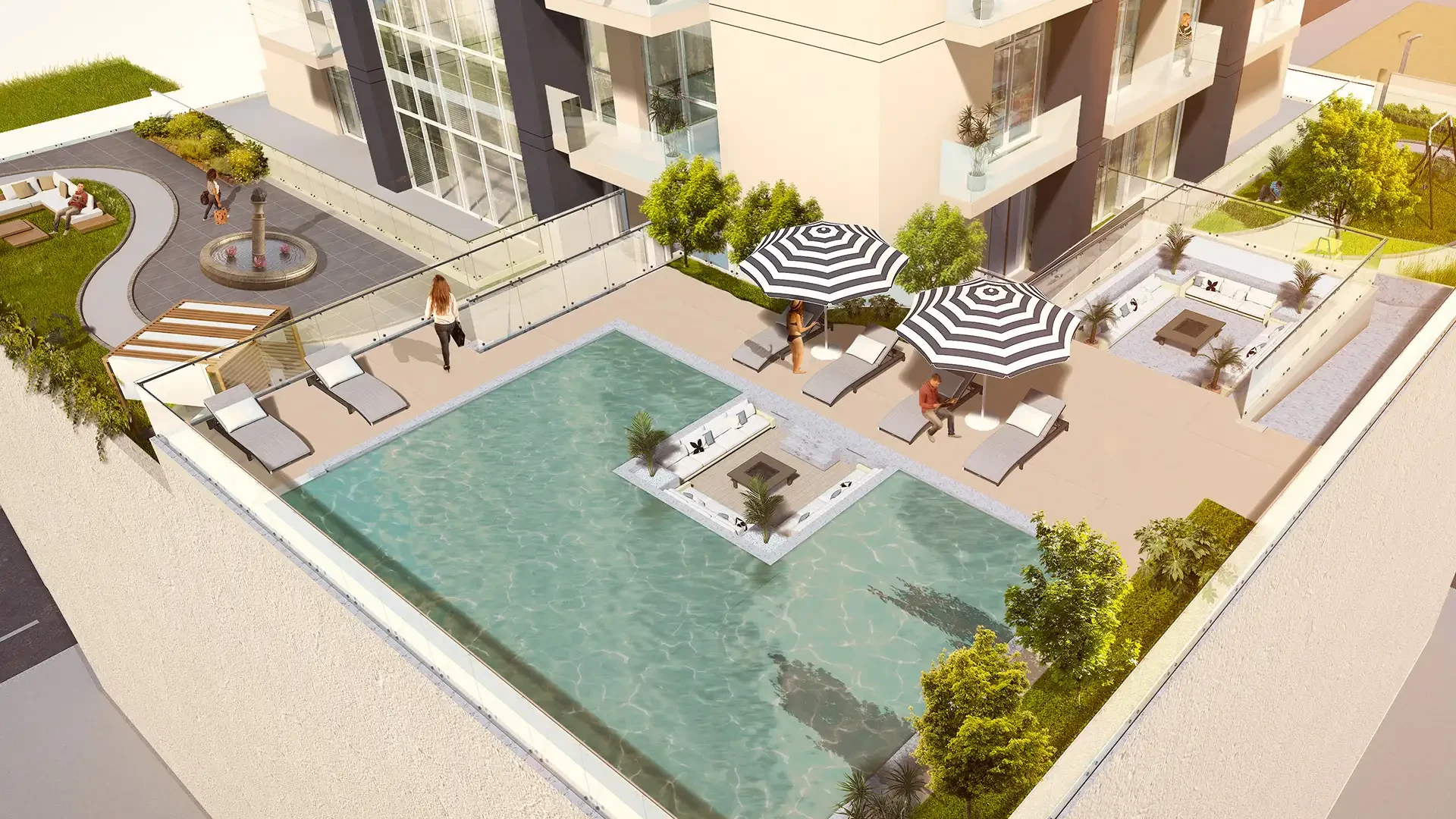 7 Park Central — Gemeinschaftsbereiche — in Jumeirah Village Circle