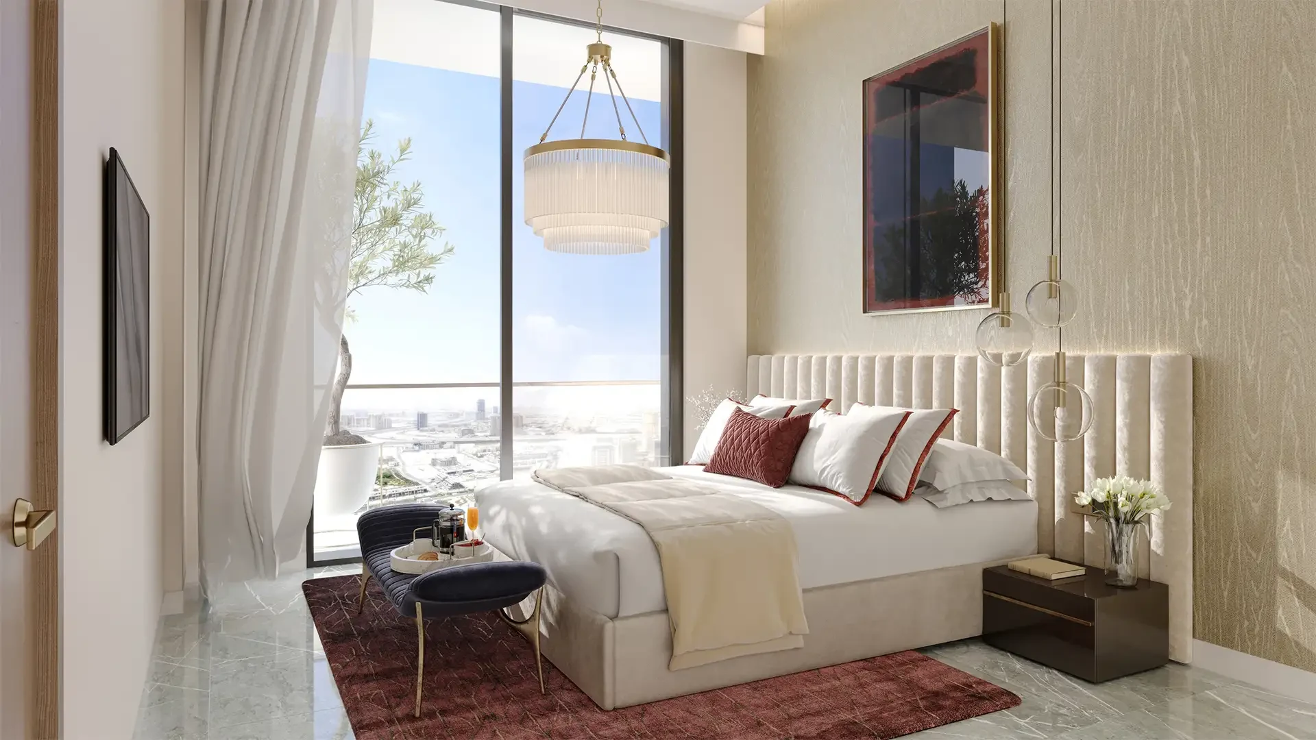 Park Boulevard bedroom interior
