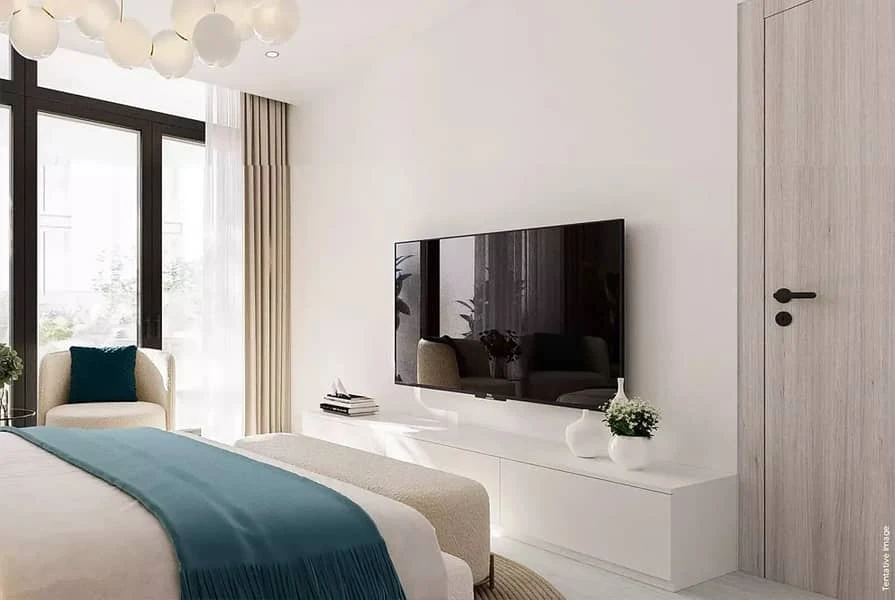 Solis by Meteora apartment bedroom