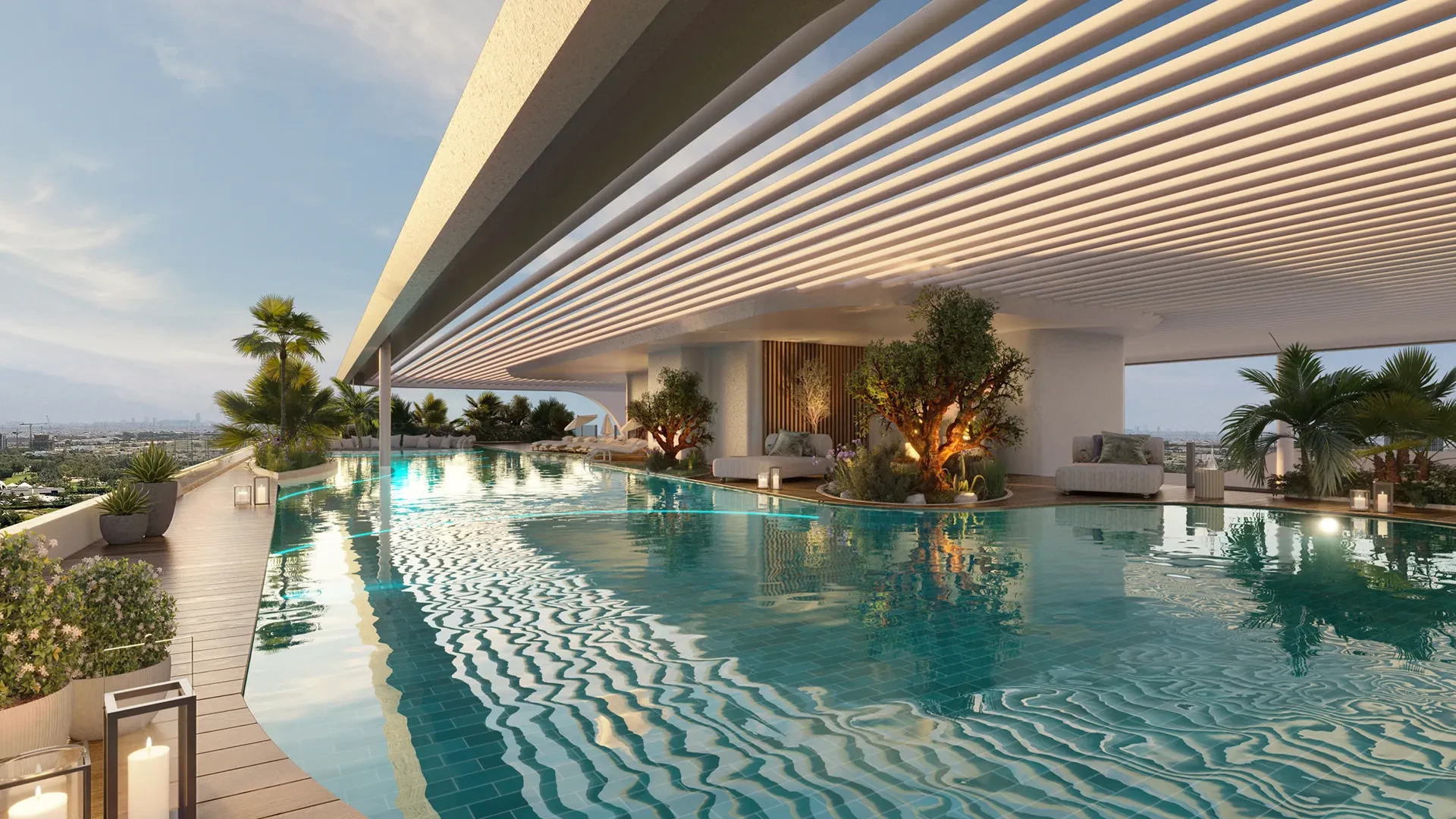 Viani swimming pool and outdoor terrace