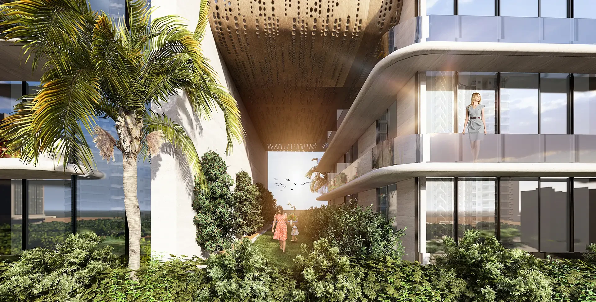 Vivanti Residences landscaped podium