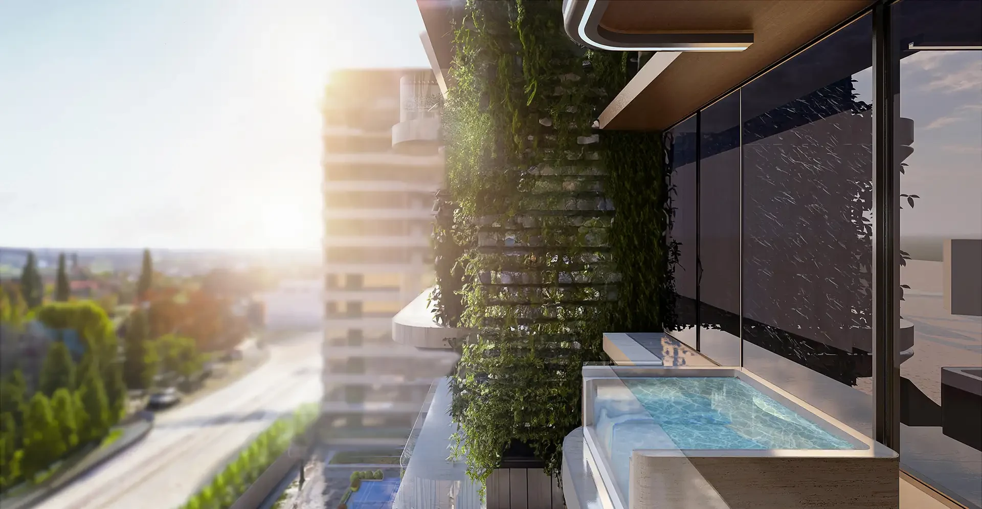 Vivanti Residences apartment balcony