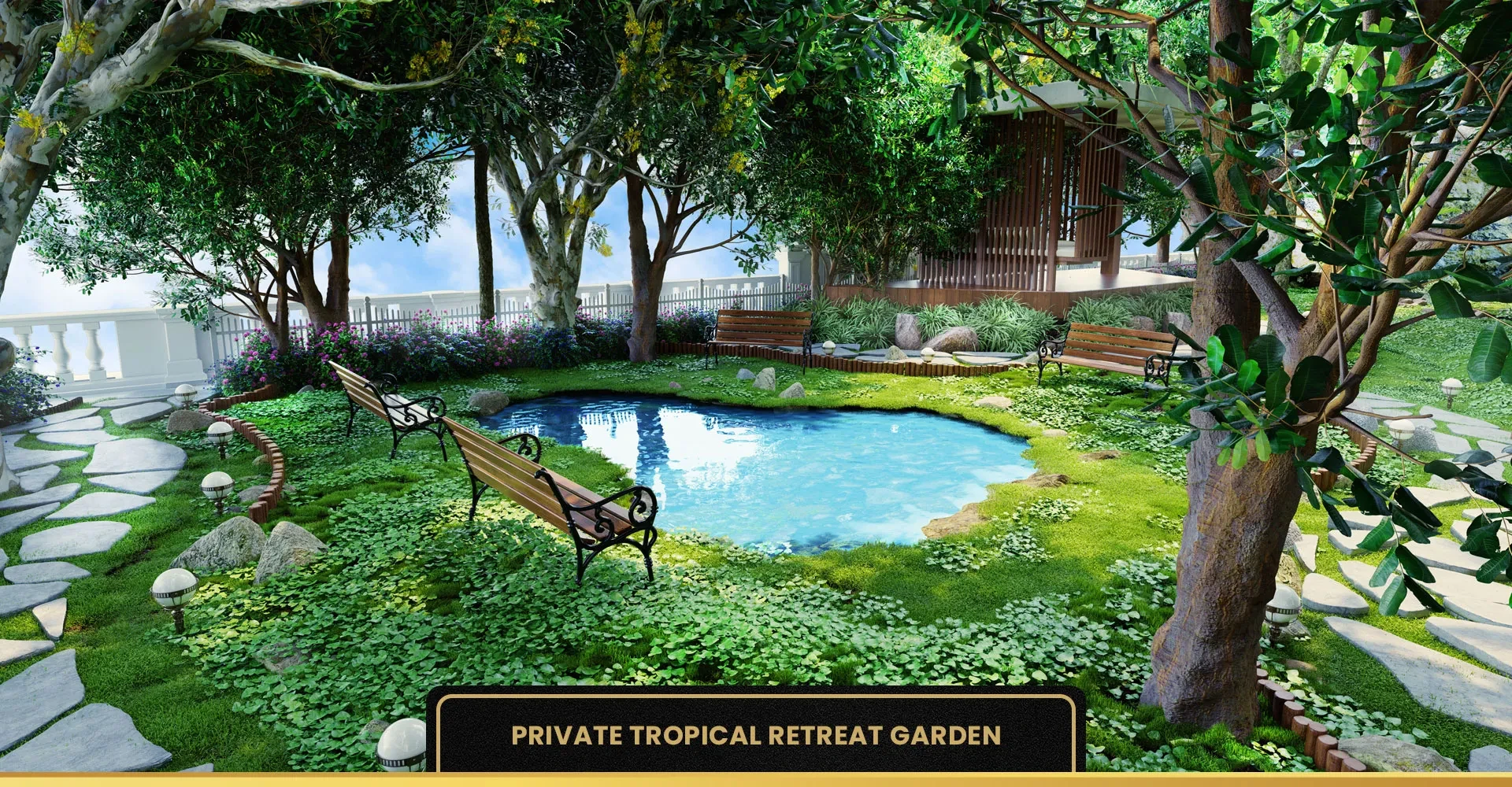 Vincitore Volare landscaped leisure zone