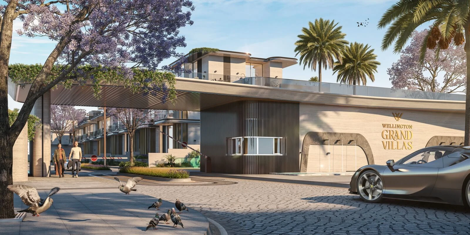 Wellington Grand Villas landscaped community