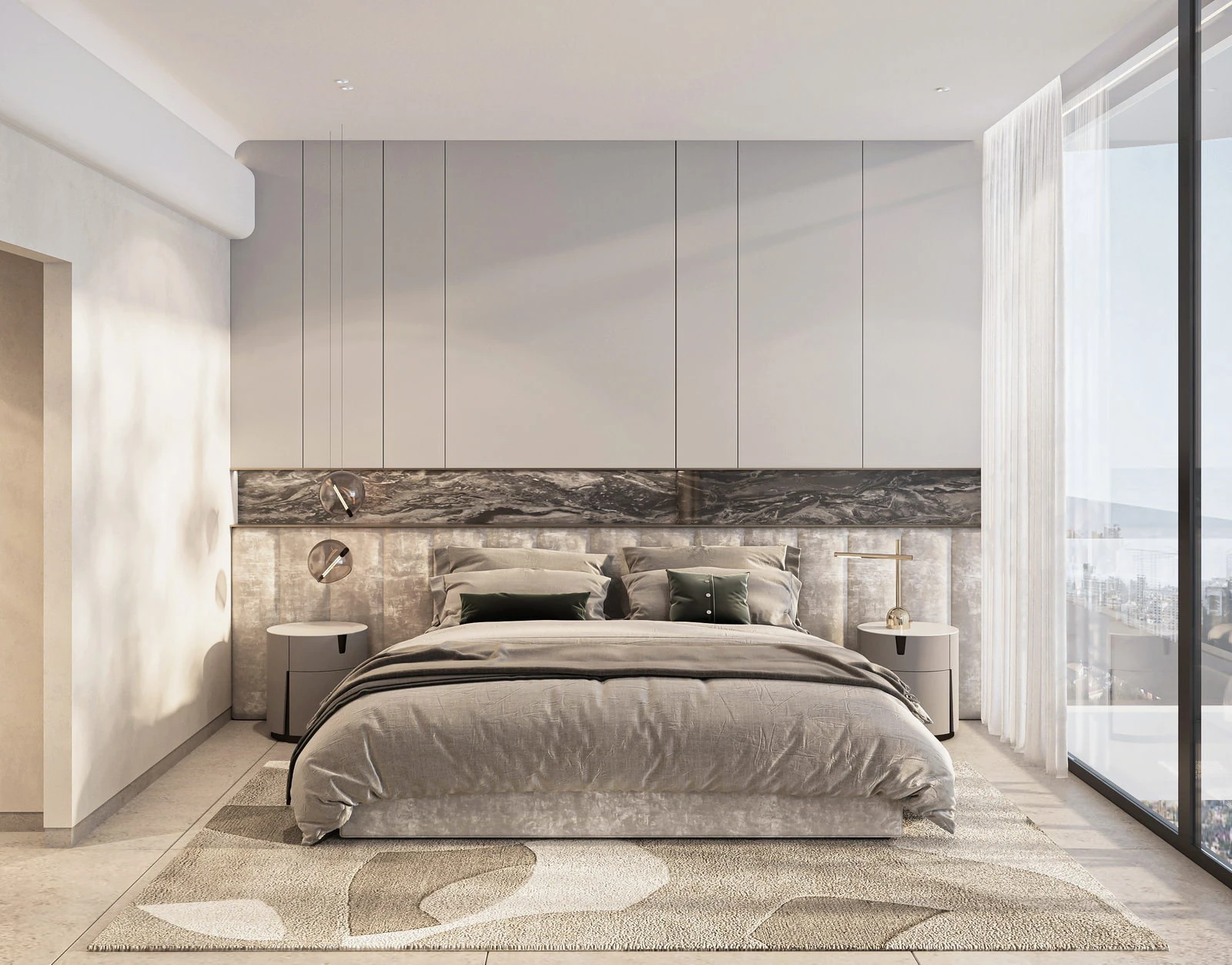 Wellington Ocean apartment bedroom