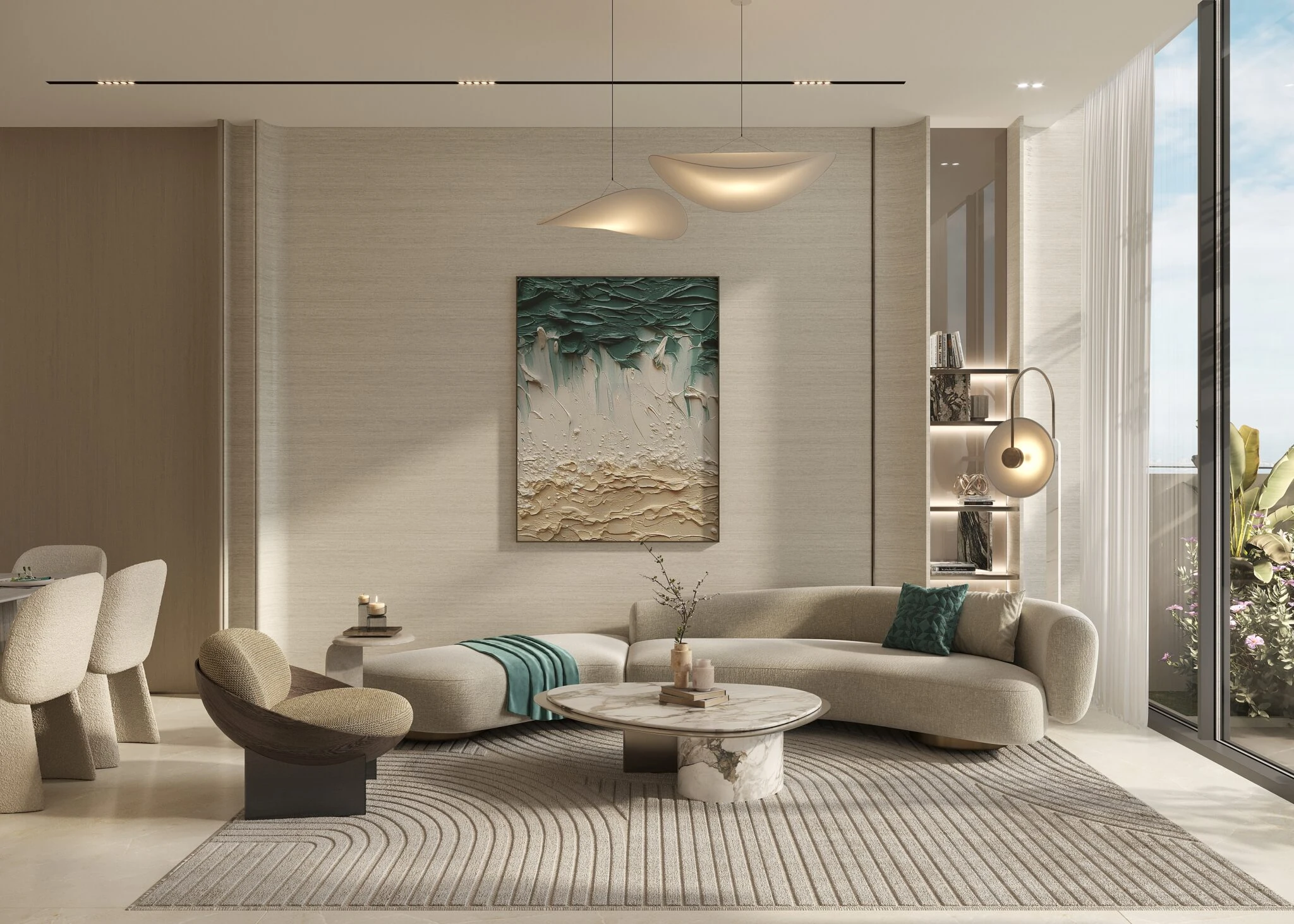 Wellington Ocean Walk apartment interior