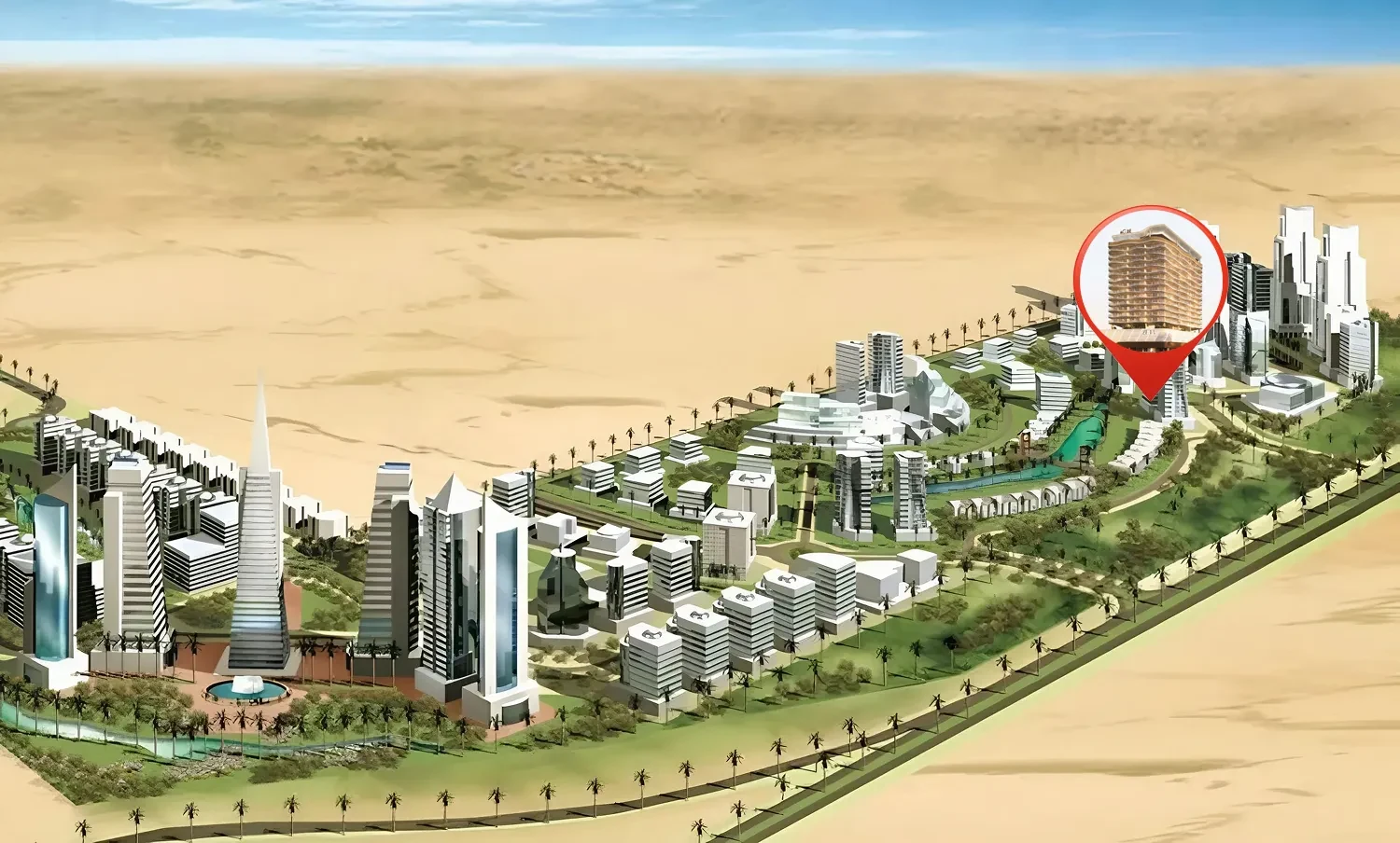 Zeta — location within the Liwan community masterplan