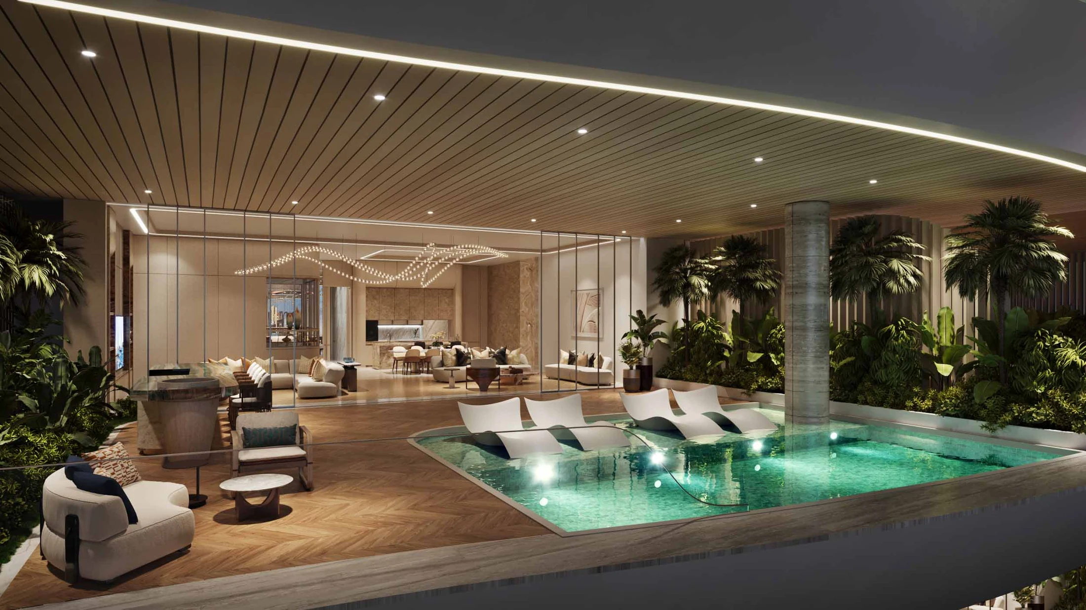 Casa Canal — Innenansicht — in Al Wasl