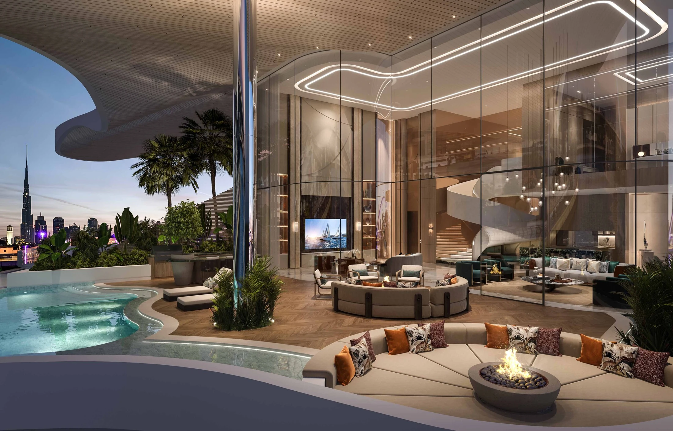 One Canal — official architecture, interior or resident amenity view
