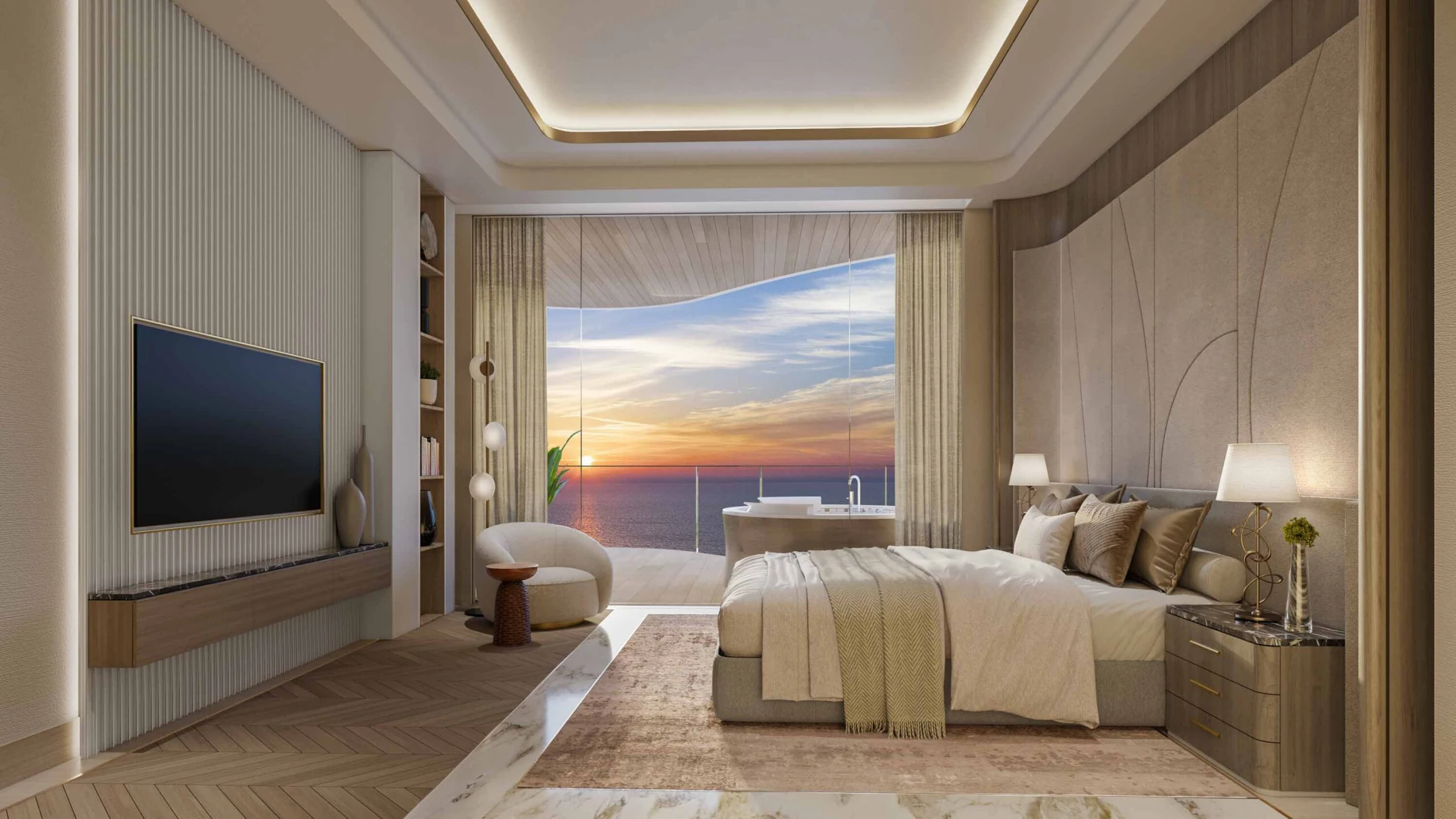 One Crescent — official architecture, interior or resident amenity view