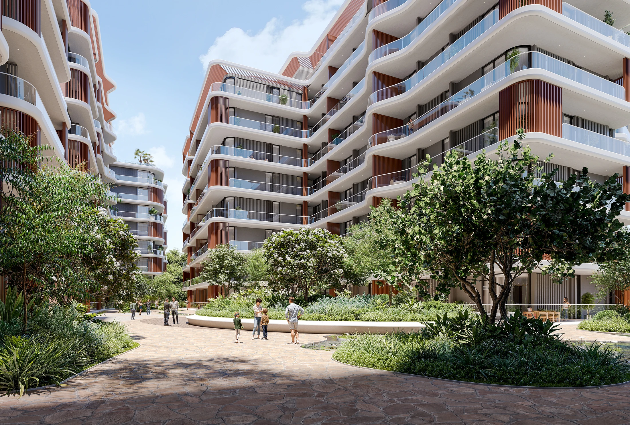 The Cape courtyard