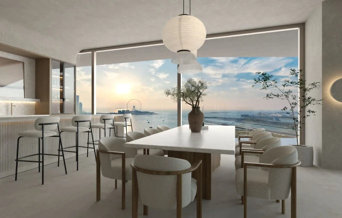 The Residences, Al Habtoor Grand — vista interna — a Dubai Marina