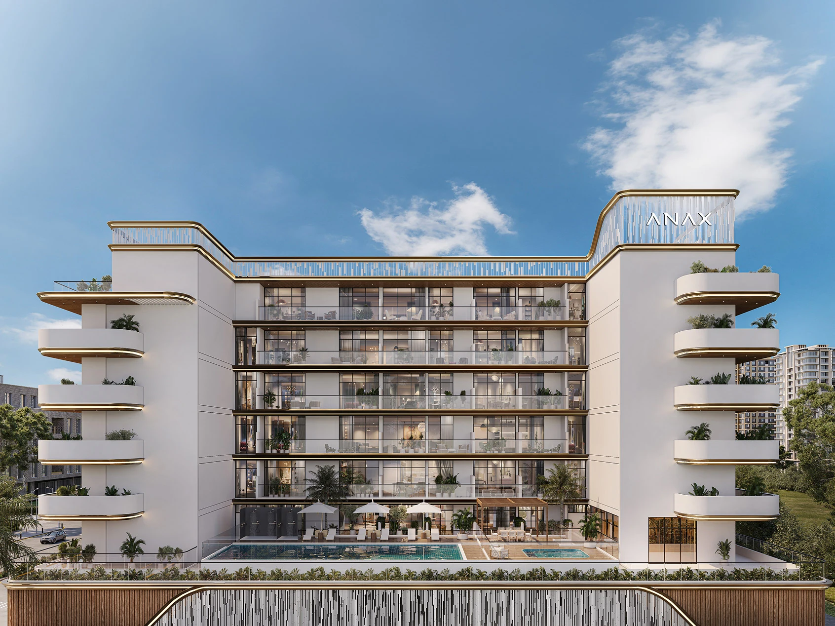 Vue officielle de kyomi residences