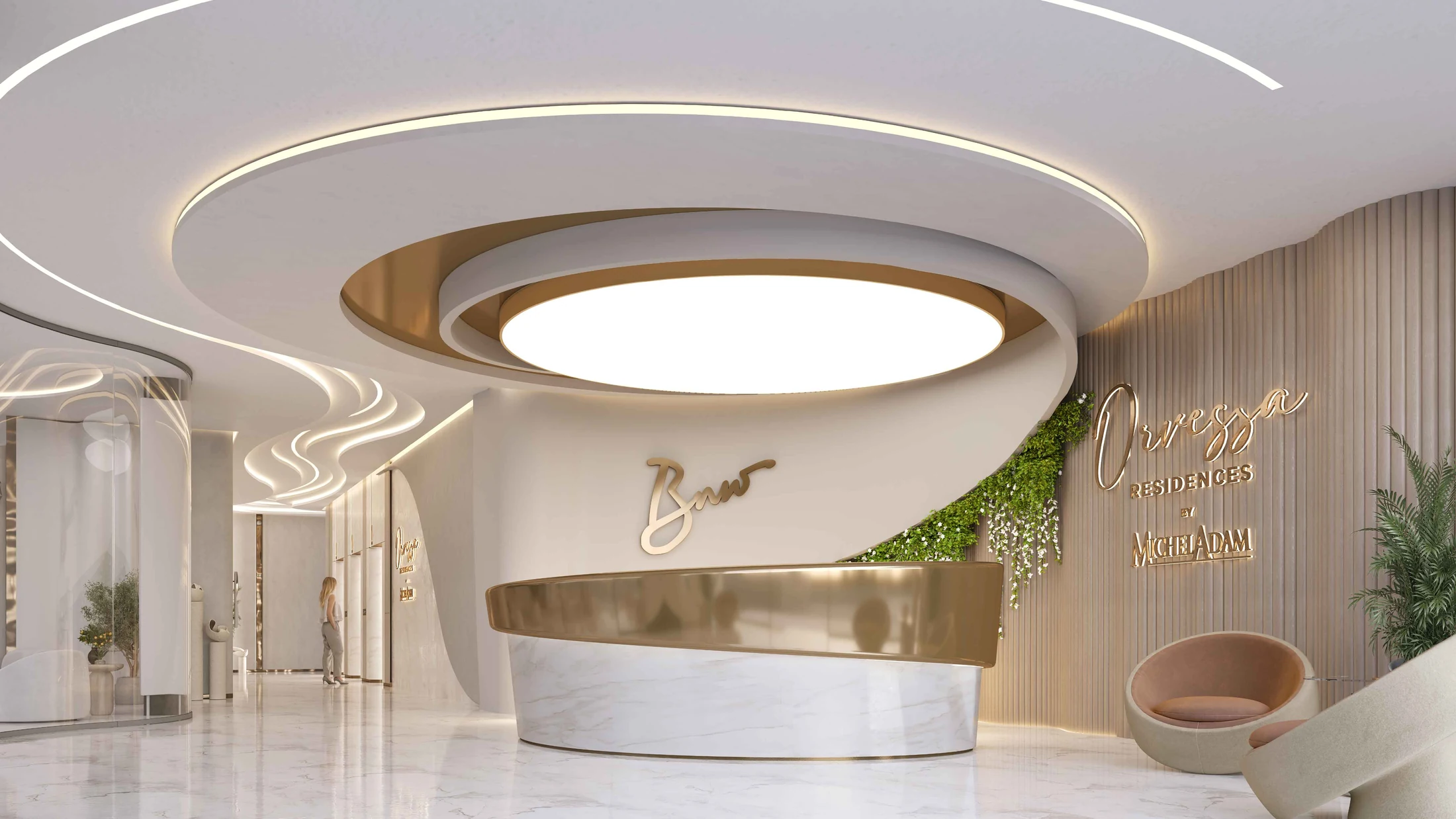 Orvessa Residences by Michel Adam — official architecture, interior or resident amenity view